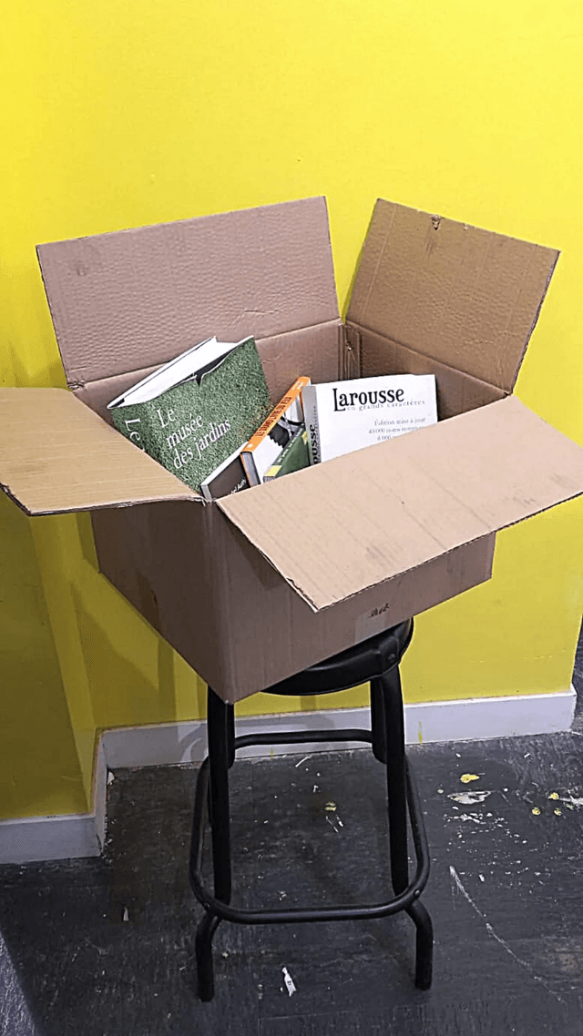 CARTON POUR LIVRES