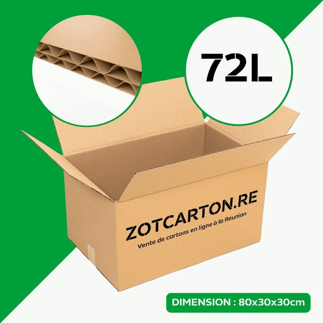 CARTON NEUF 72L