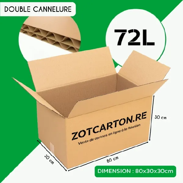 Cartons de 72L neufs