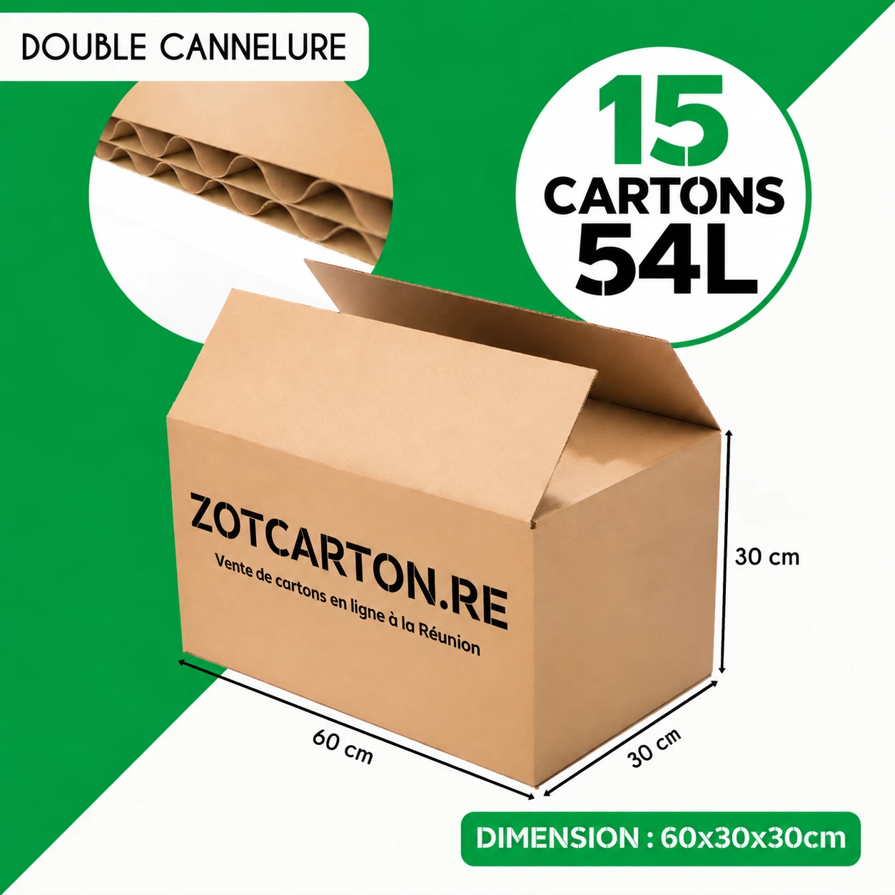 Kit T2 / T3 (30 à 60 m²) - Cartons neufs - vue 1